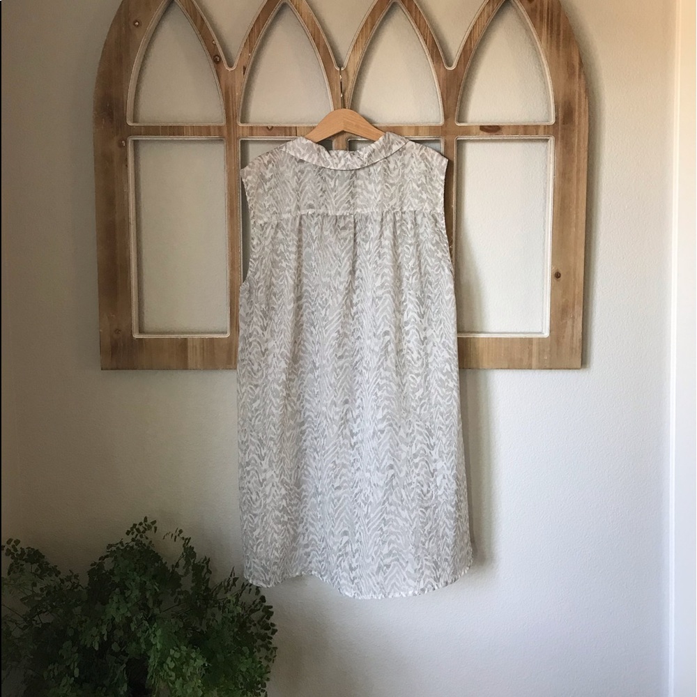 Animal Print Tank Blouse - Picture 2 of 7